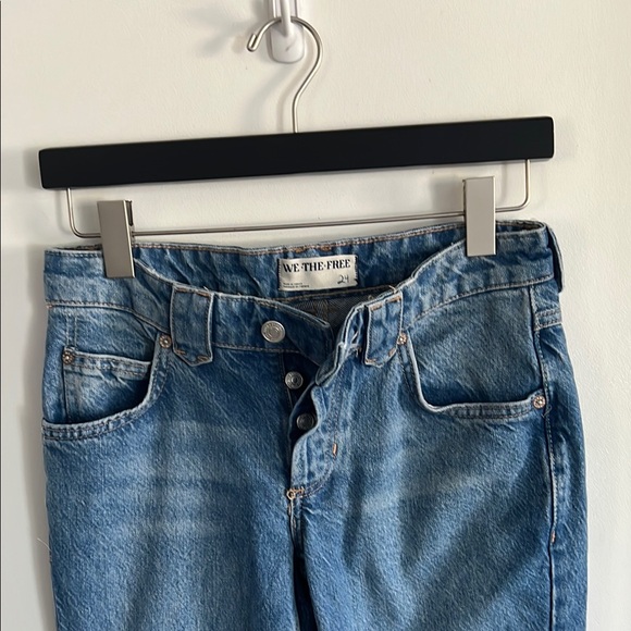free people CRVY High-Rise Straight Jeans - Picture 11 of 14